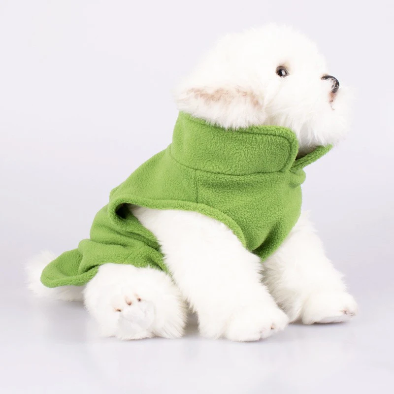 Pet Fleece Vest Pet Vest Dog Vest Solid Color Universal Solid Color Comfortable Casual Fleece Warm Dog Clothes Pet Supplies