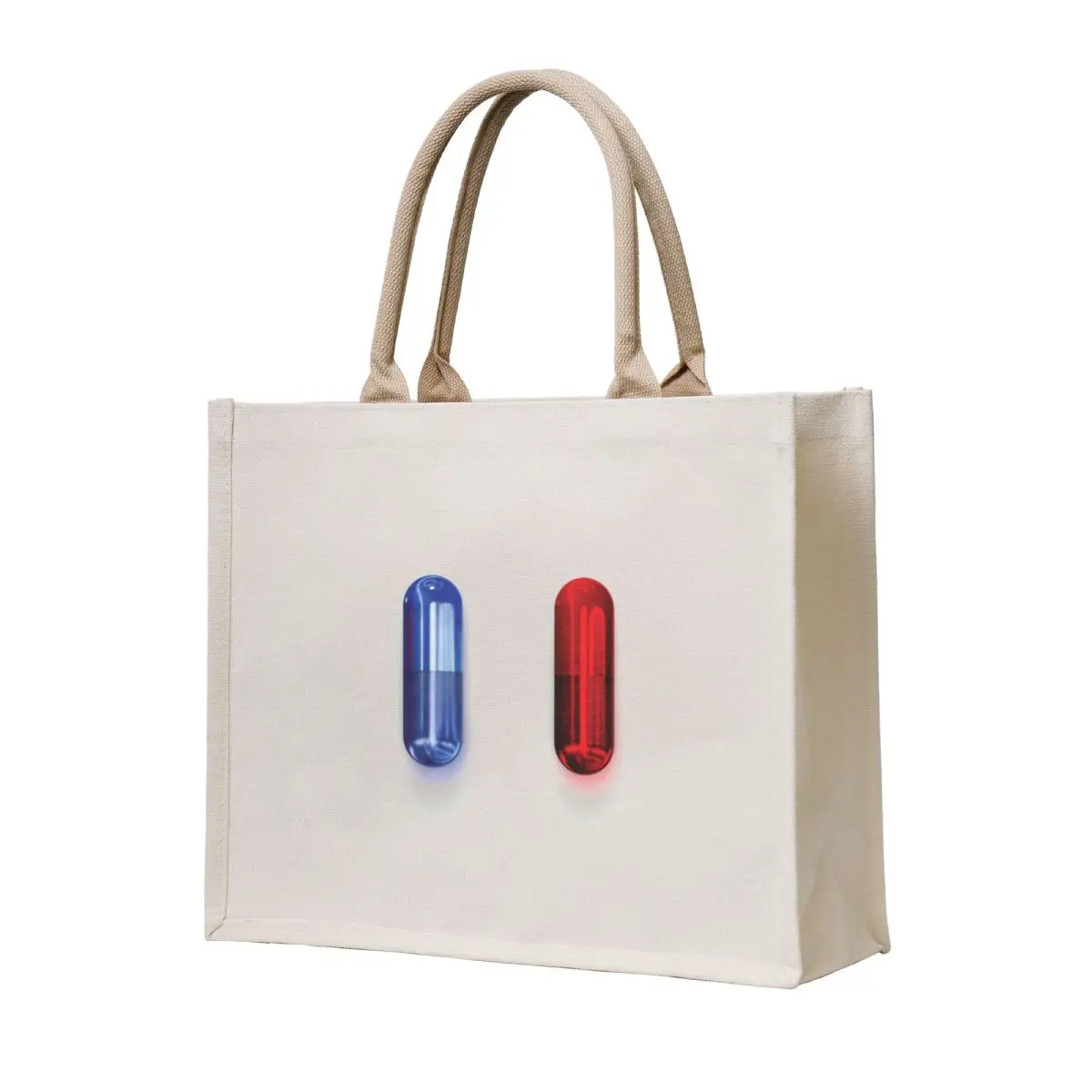 

Matrix Minimalistic Red Pill Blue Pill Tote Bag cute pouch bag Women's shopping bag free delivery bags