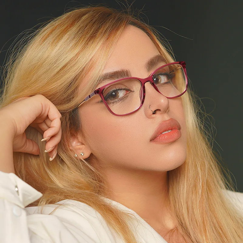 

High Quality Prescription Glasses Minus Ladies Reading Presbyopic Recipe Luxury Designer Multifocal Myopia Glasses Woman