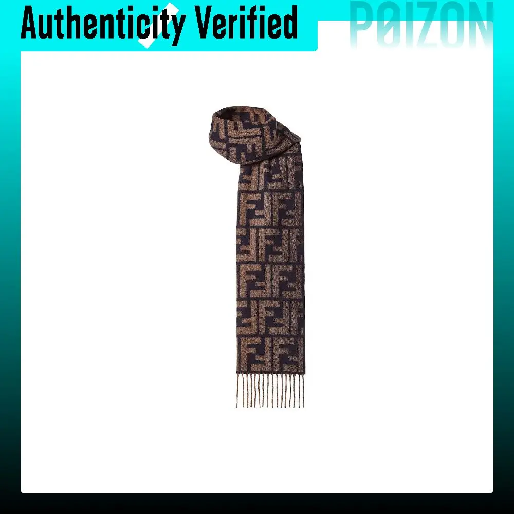FENDI Sheep Wool Knit Scarves Men's Multicolor FXS471ATQCF0DE8