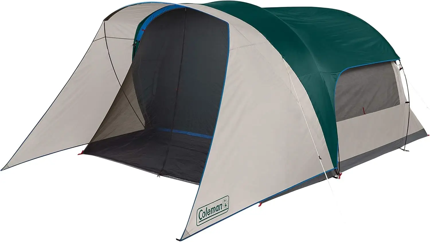 

Cabin Camping Tent with Screened Porch, 4/6 Person Weatherproof Tent with Enclosed Screened Porch Option, Includes Rainf