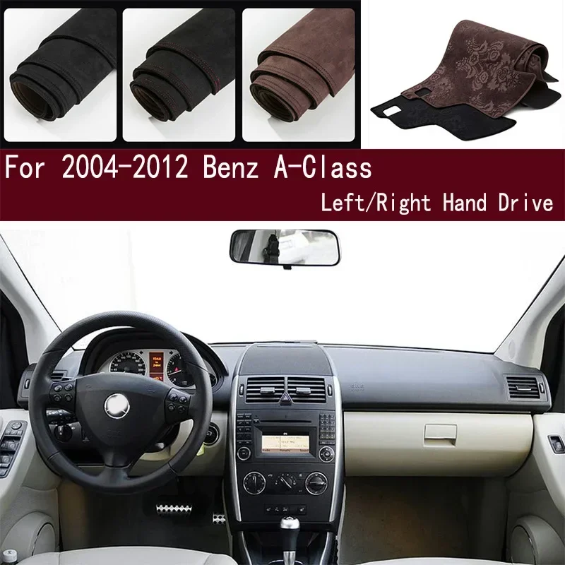 สําหรับ 2004-2012 Mercedes-Benz A-Class W169 A200 A170 Dashmat Dashboard ฝาครอบแผงครีมกันแดด Pad เครื่องประดับ