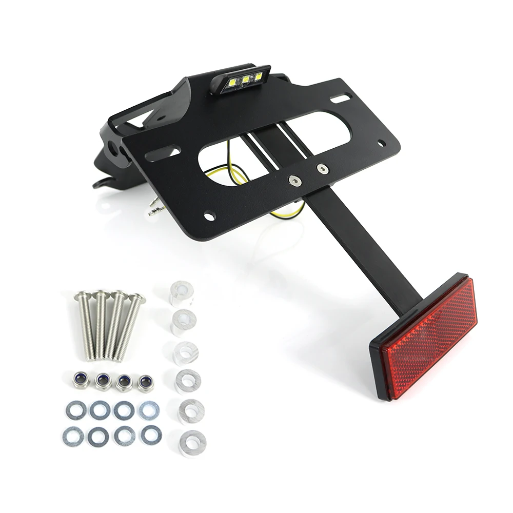 يصلح ل Ducati 899 959 1199 Panigale 1299 Panigale 2015-2022 لوحة ترخيص حامل قوس الذيل الخلفي مرتب الحاجز مزيل عدة #2