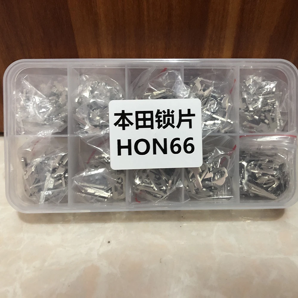 JMCKJ For Honda Auto Lock Repair Accesories locksmith Tool 380pcs 10 type Car Lock Reed HON66 Brass Iron  Material Lock Plate