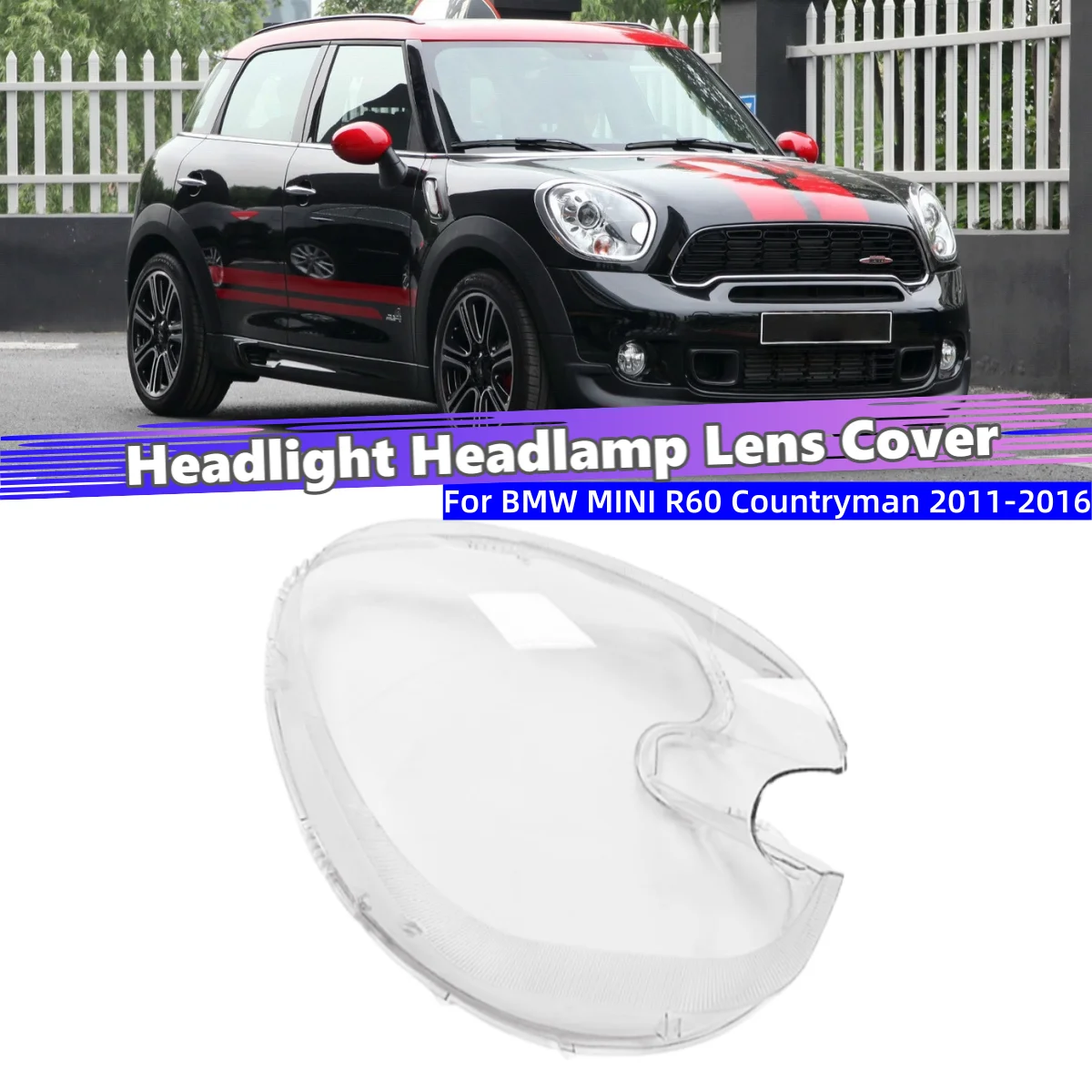 For BMW MINI R60 Countryman R60 2011 2012 2013 2014 2015 2016 Car Interior Replacement Parts Lampcover Caps Headlamp Cover Shade