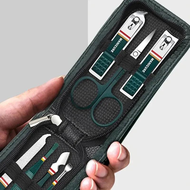 Ensemble de coupe-ongles domestique pour la peau, pince à fréquence, coupe-ongles, coupe-ongles à rainures, coupe-ongles, pied haut de gamme, manucure, 7 pièces