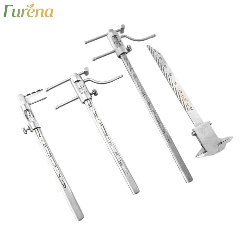 1Pcs Dental Implant VDO Ruler Venus Apollo Gauge 20-100mm Denture Prosthesis Measuring Caliper