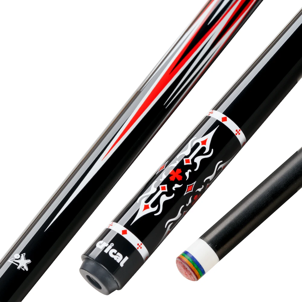

CRICAL Pro Carbon Fiber Cue Stick Easy To Control 1/2 Split Low Deflection Pool Cue For Adults