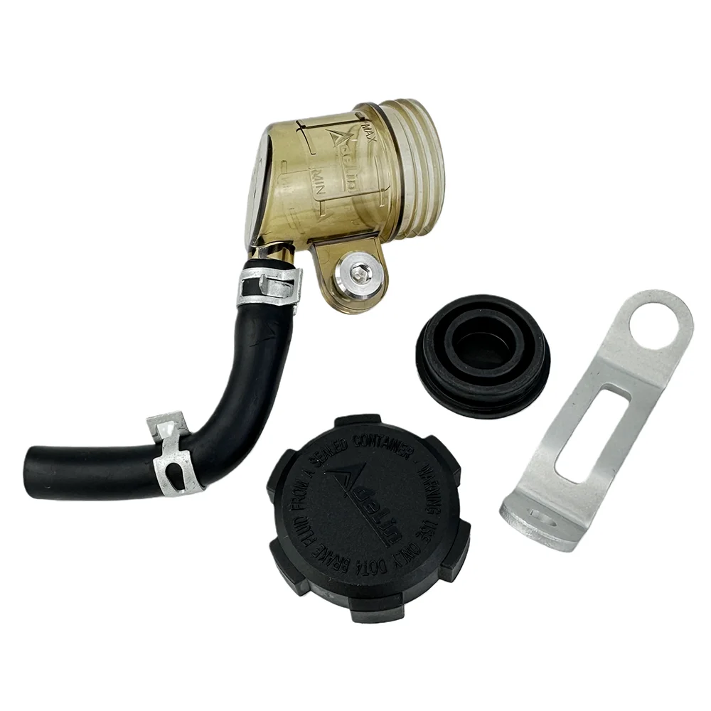 خزان سائل الفرامل للدراجات النارية من Adelin باستخدام الحاسب الآلي أداء الألومنيوم كوب الزيت الخلفي الأصلي العالمي المباشر