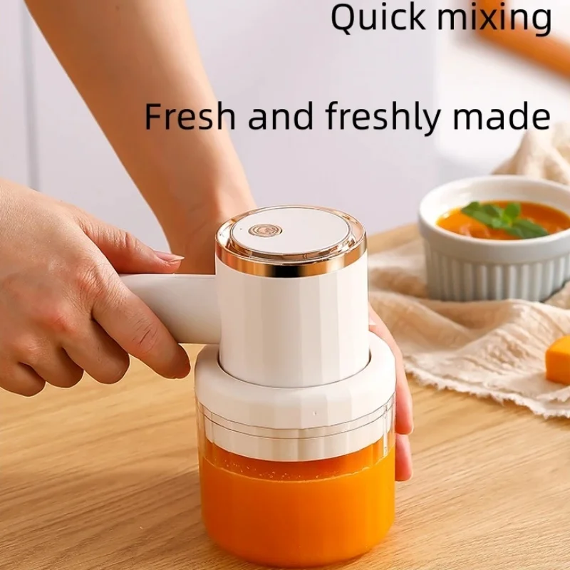 مفرمة ثوم كهربائية صغيرة 300 مل USB قابلة للشحن مفرمة طعام كهربائية محمولة محضر طعام صغير لاسلكي