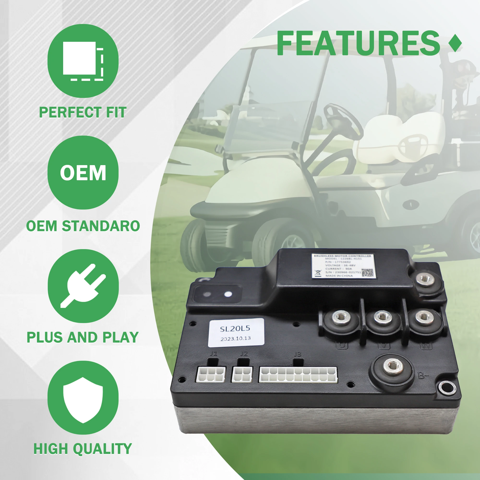 

Контроллер скорости 48В 90А 1226BL-4151 для паллетной тележки Big Joe LPT44 1124-572003-00-40