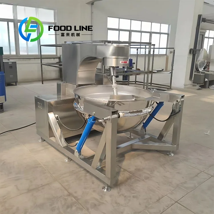 Heavy Duty Planetary Stirring Pot Reinforced Transmission Structure Durable For Long Time Continuous Industrial Food Production