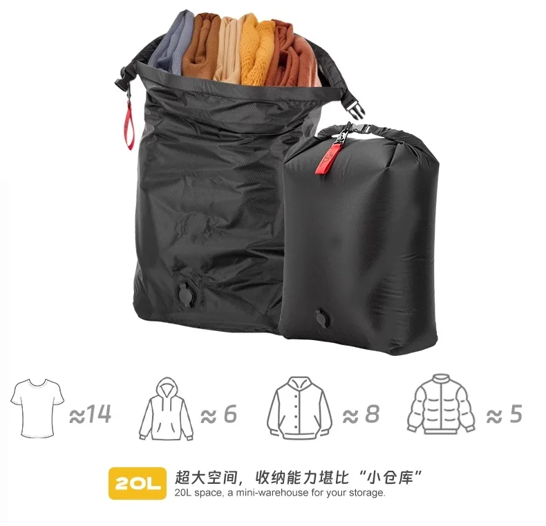 Sac de rangement à compression sous vide portable SCANDIHOME 9