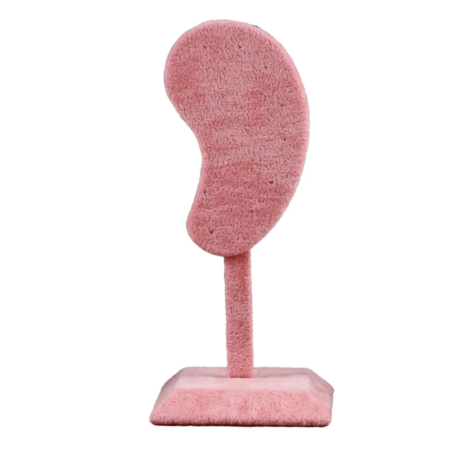 

Creative Velvet Ear Studs Holder Earring Display Stand Jewelry Organizer Rack with 8 Holes for Bedroom Decor
