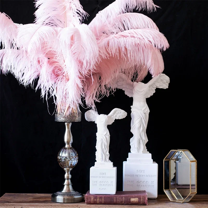 

JK Mu Space, Nordic Modern Simple Resin Broken Arm Venus Wings Sculpture Ornament, Literary Decoration