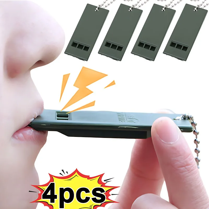 

3-Frequency Whistle High Decibel Survival Whistle Portable Keychain Camping Hiking Emergency Survival Whistle Outdoor Tools New