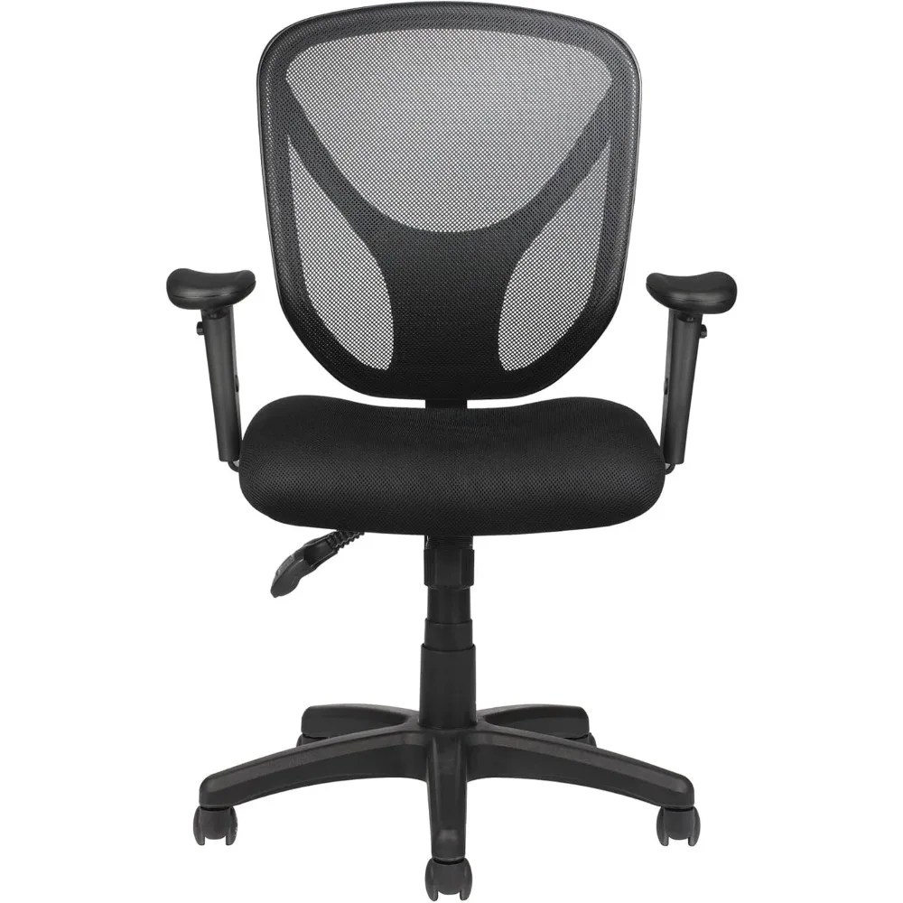 Ergonomic Multifunction Task Chair, Realspace MFTC 200, Black