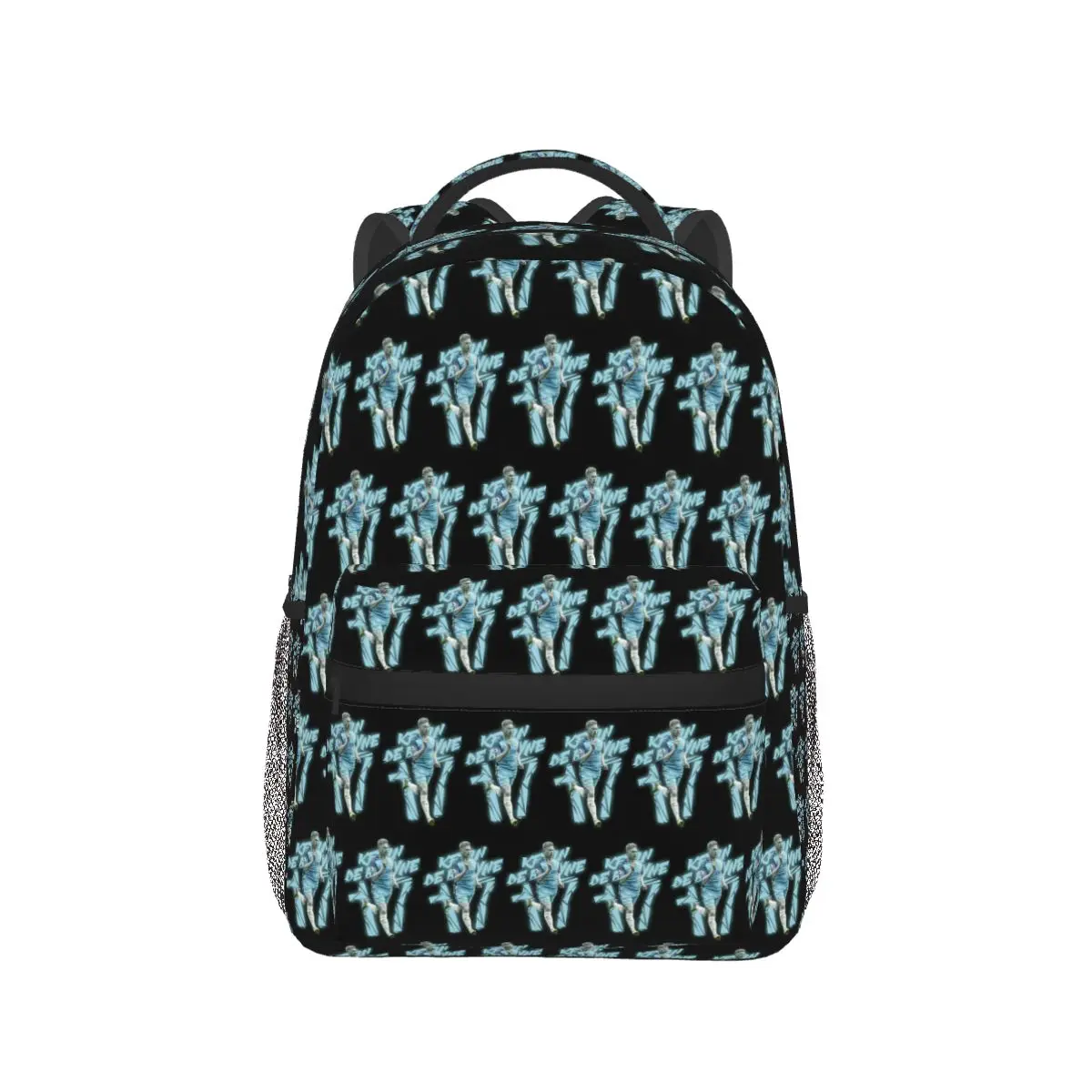 حقيبة ظهر بتصميم Kevin De Bruyne للطلاب والأولاد والبنات وحقيبة كتب للأطفال وحقائب كتف للكمبيوتر المحمول للرجال والنساء #4