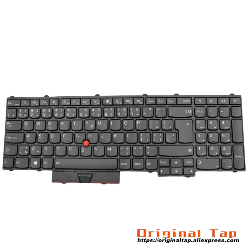 Teclado retroiluminado CZ checo para Lenovo Thinkpad P50 P70 00PA296 00PA378