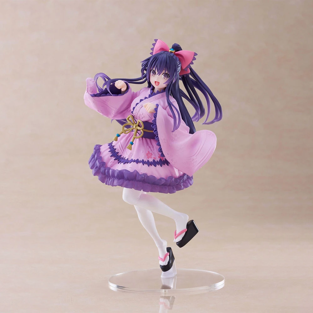 [In Stock] Original Taito Coreful Date A Live Tokisaki Kurumi Yatogami Tohka Japanese Goth Ver. 18Cm Action Figure