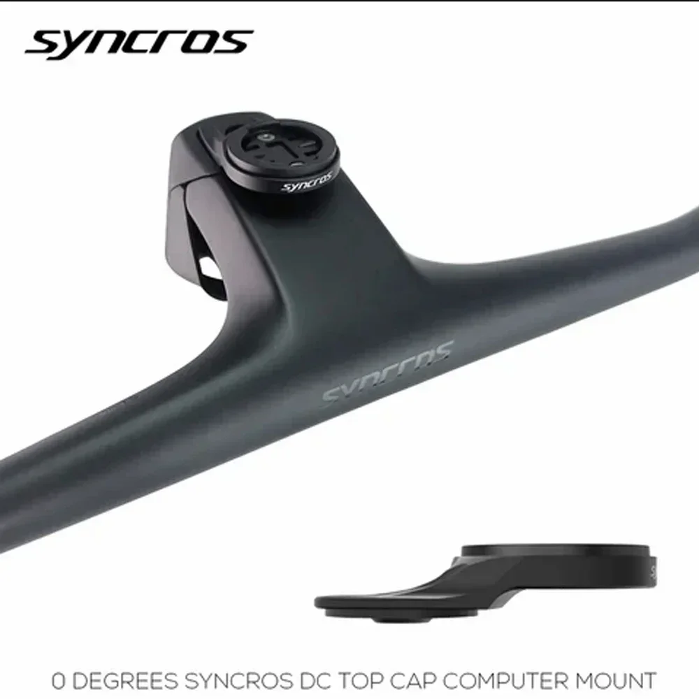 

SYNCROS-CNC Aluminum Alloy Computer Stand, 0 ° Top Cap, Fit for Garmin, Wahoo, Bryton FR IC SL WC DC Handlebars XC Stem 1.5, 2.0