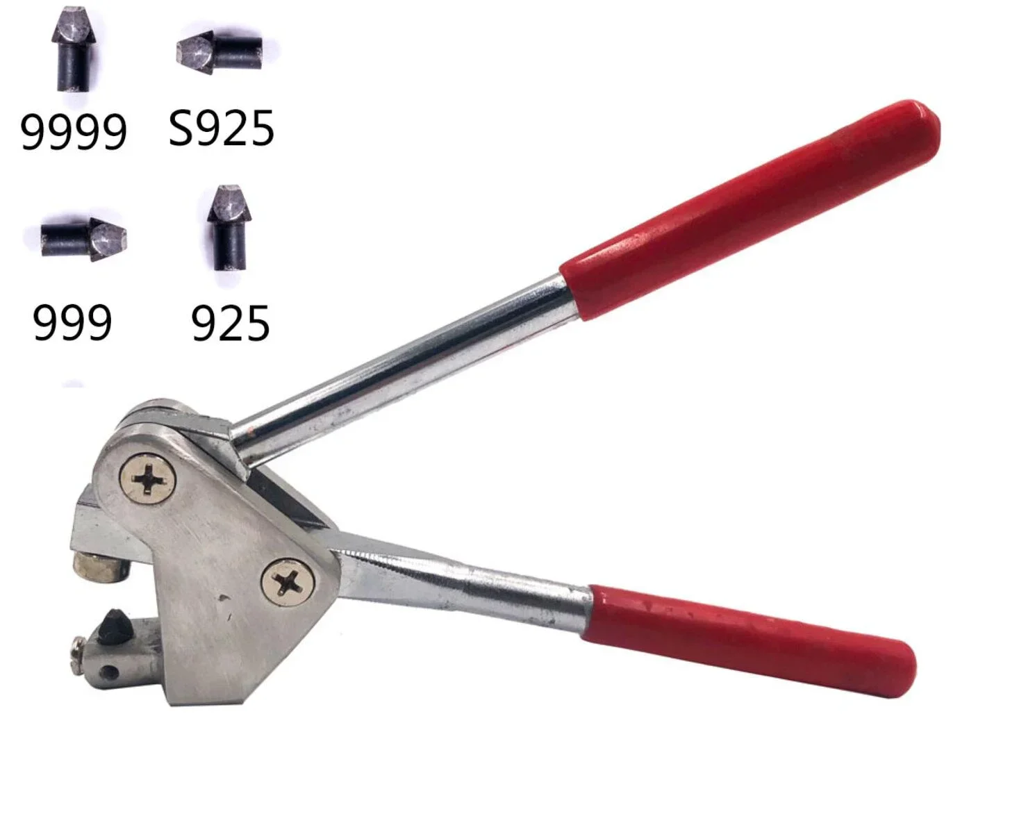 Manual Steel Ring Maker Pliers Marking Calipers Stamping Sealing Pliers Jewelry Marking Tool Set 999 14K S925 and Other Words