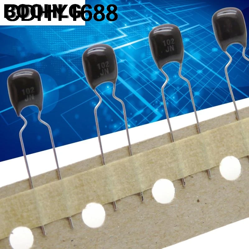 10 PCS 100 V 102 1000PF Japão Laca Preta Capacitores de Filme de Áudio