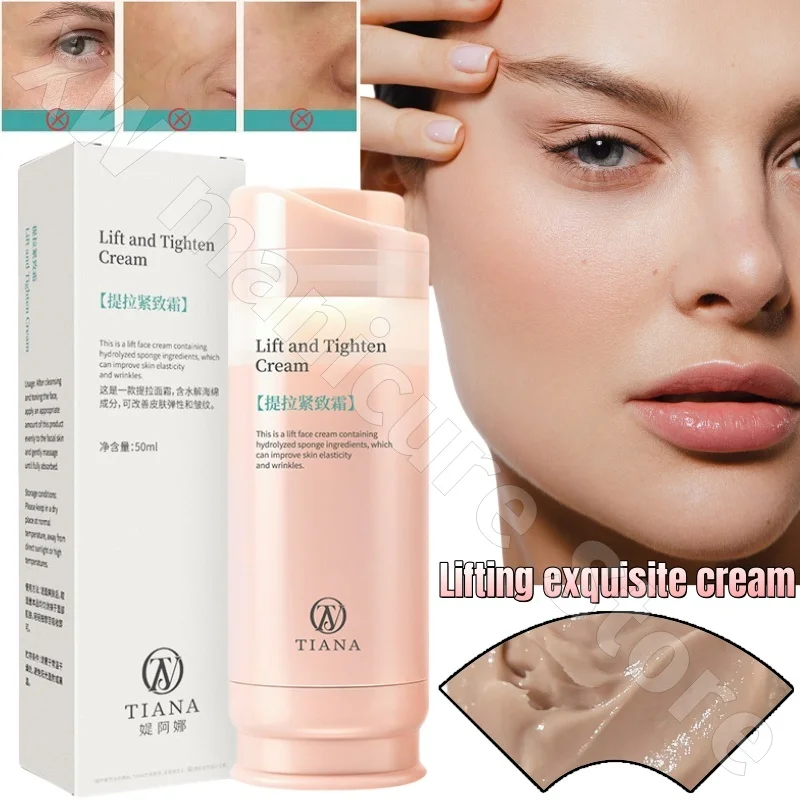 Korean Nano Micro Needle Lifting and Firming Cream Moisturizing Lifting and Firming Hydrolyzed Sponge Cream 50ml