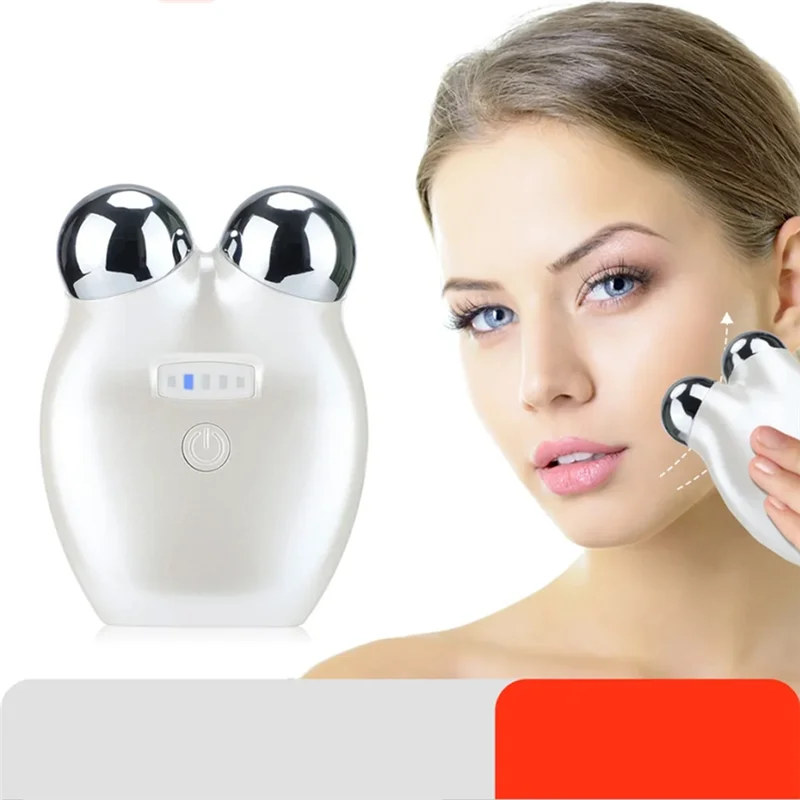 -MEOF Rullo per il viso Massaggiatore Macchina per il lifting del viso Rullo per massaggio facciale 3D Antirughe Stringere la cura della pelle