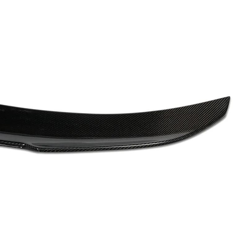 For BMW 4 Series F36 4 Door Real Carbon Fibe Rear Trunk Spoiler PSM Style Sport Black Bodykit Ducktail Lip Boot Tail Wings