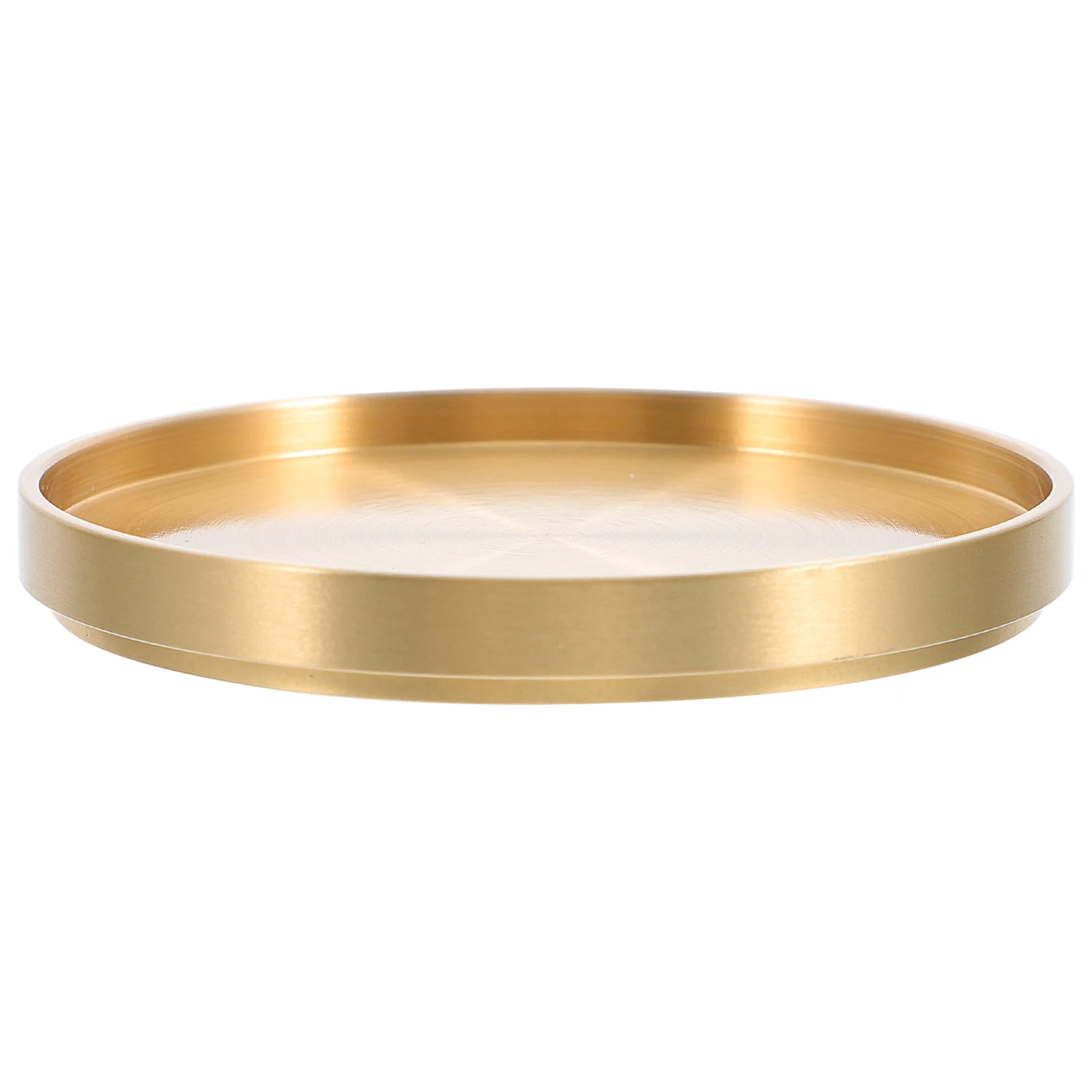 

Brass Coaster Copper Tea Tray Round Saucer Accessories 6 6cm Antislip Pad Office Use Tea Coffee Cup Holder Protect