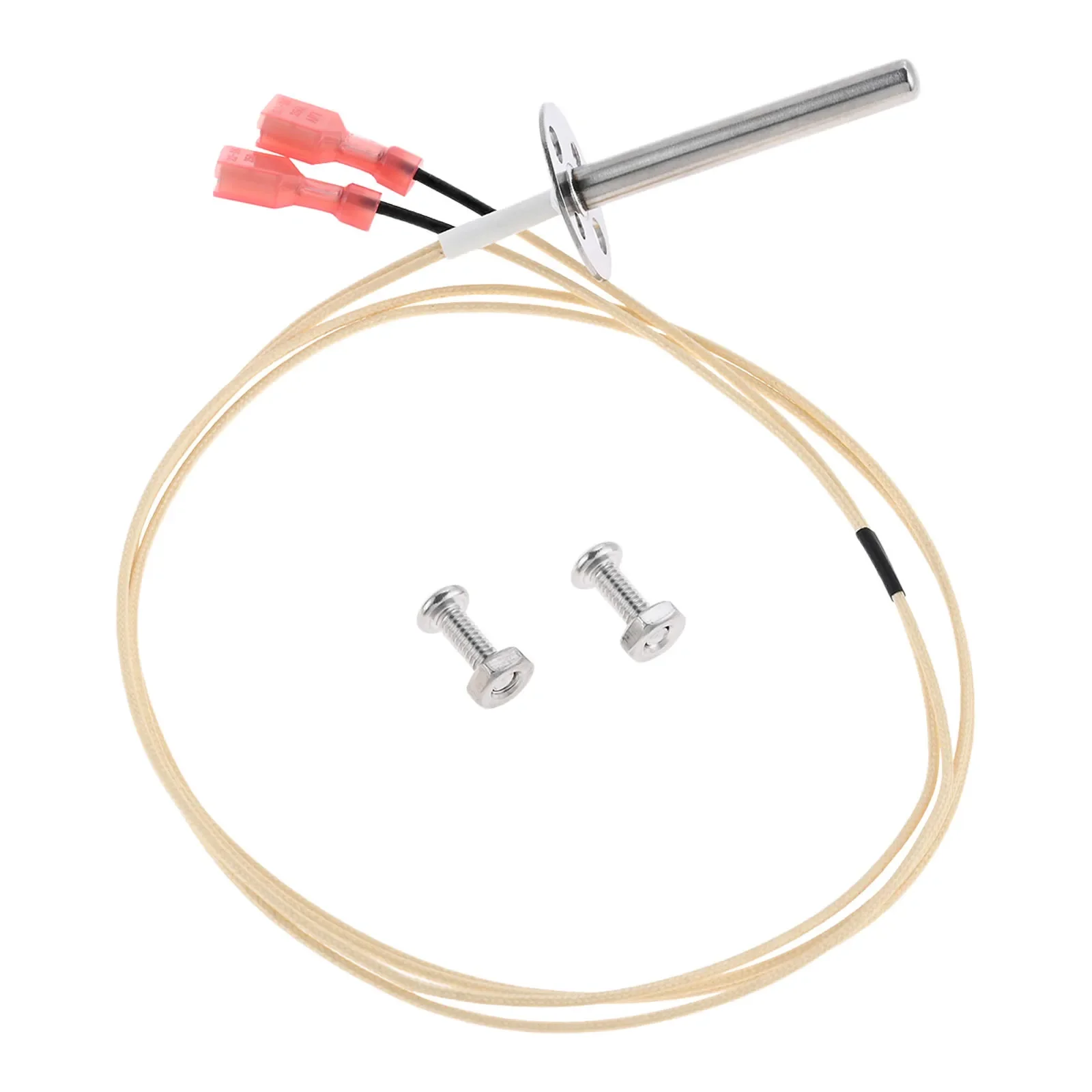 1Set Stainless Steel Temperature Probe Sensor Fit for Bullseye Recteq 380 RT-B380 RT-B380X Wood Pellet Grill with Screws Nuts