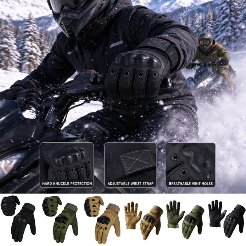 Adjustable Wrist Protective Gloves, Breathable Hand Gear for Ski Sports, MTB Cycling, Motocross