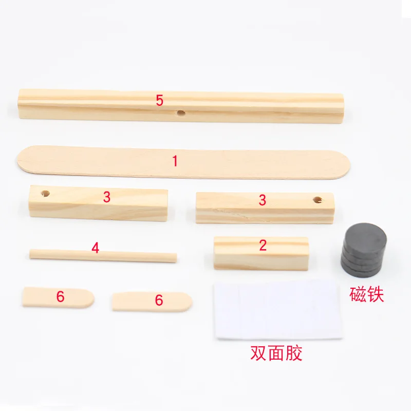 เด็กนักเรียนของเล่นวิทยาศาสตร์ Magnetic Seesaw ประกอบการประดิษฐ์ DIY โฮมเมดขนาดเล็ก Magnetic Levitation การทดลอง G99