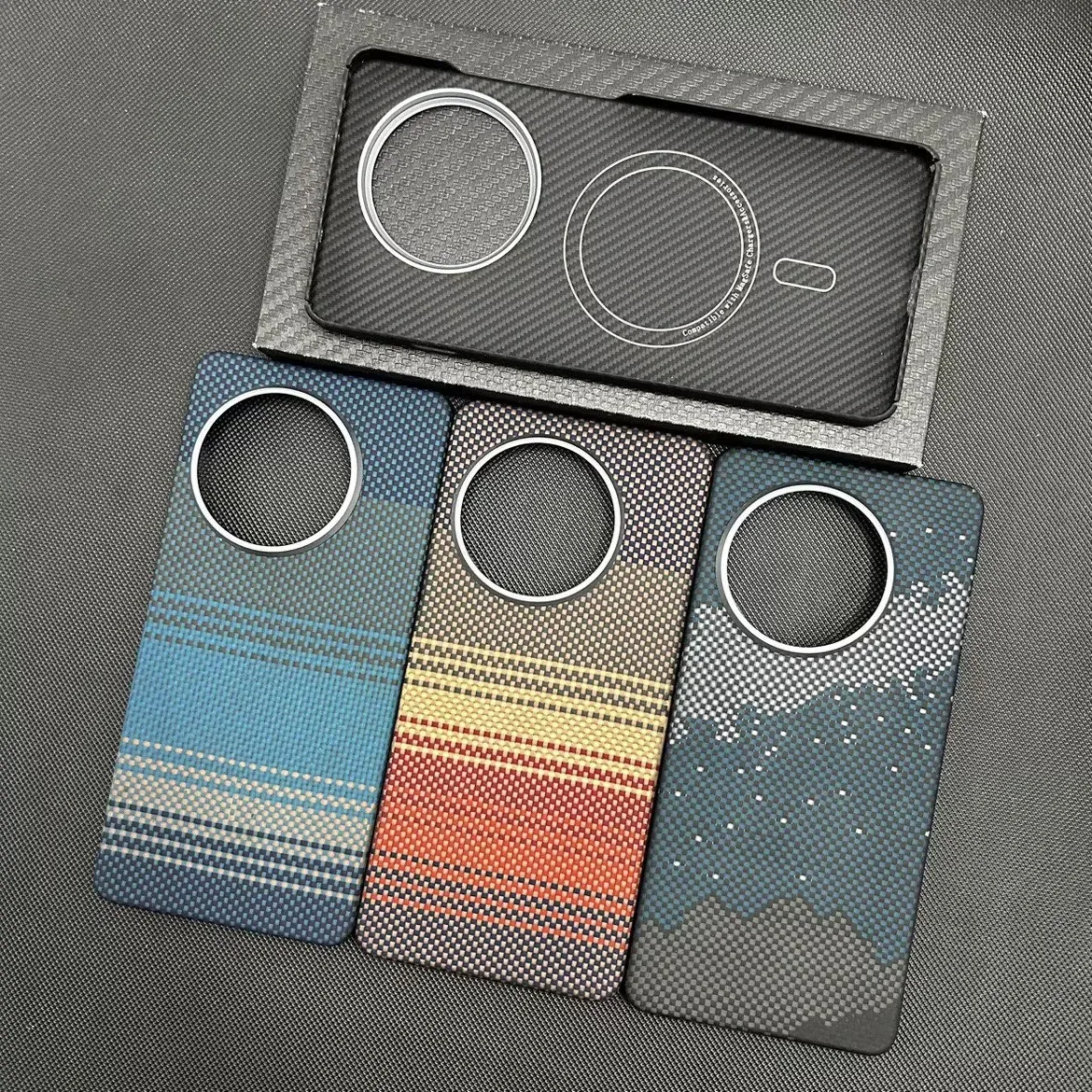 Suitable for OnePlus Ace5 phone case, Kevlar protective cover, magnetic aramid fiber, men's business ACE5pro
