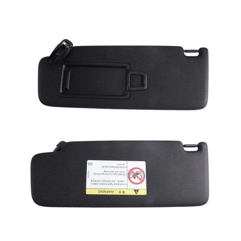 Super Sale 1Pair 8WD857551 8WD857552 Front Sun Visor Panel Sun Shade with Makeup Mirror for Audi A4L A5 Q5L Q2L 2017-2025