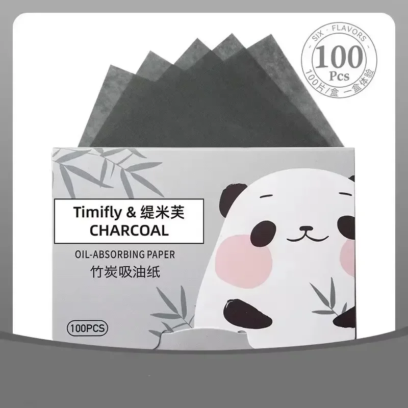 100 unids/caja limpiador Facial Control de aceite papel absorbente de aceite para aceite Facial papel suave absorbente fragancia caja portátil herramientas de maquillaje