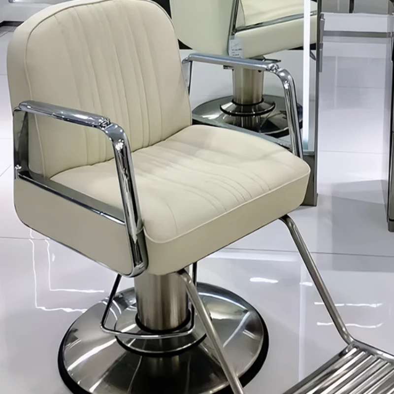 

Recline Cosmetology Barber Chair Nail Salon Pedicure Spa Barber Chair Facial Shampoo Silla Giratoria Hair Salon Furniture WN50BC