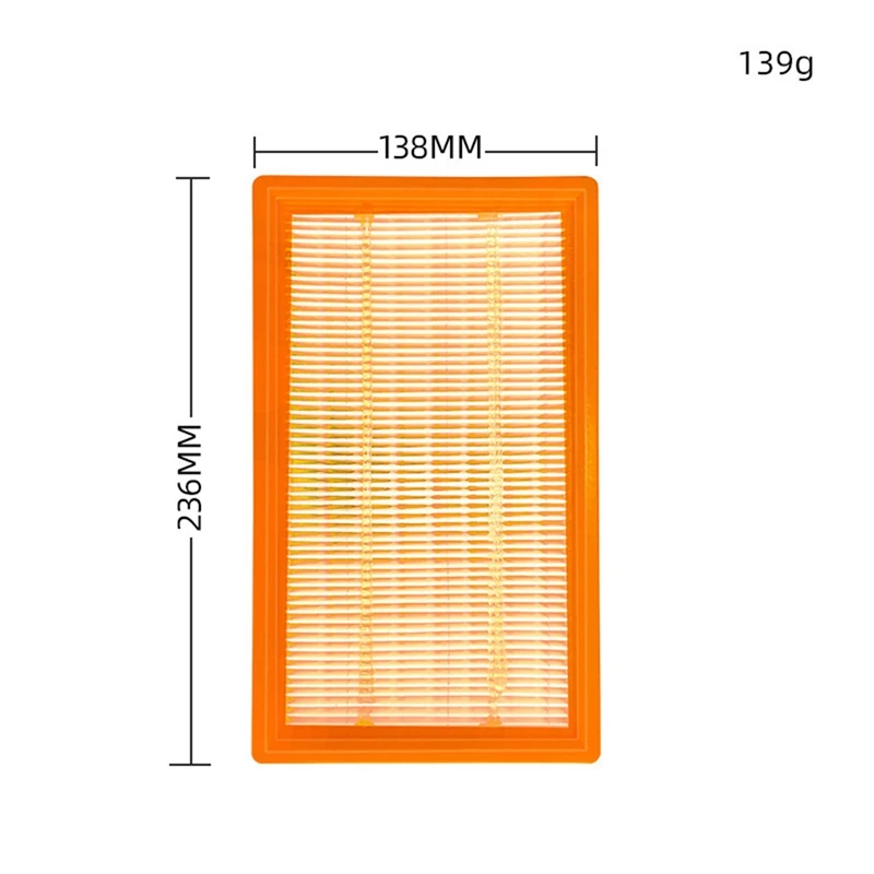 2PCS Replacements Kits Hepa Filter For Karcher NT25 NT35 NT360 NT45/1 NT55/1 NT361 NT561 NT611 Vacuum Cleaner Filter