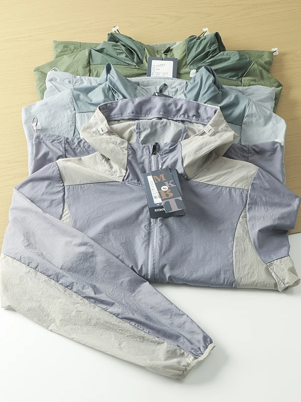 Bluza z kapturem dla par, luźny krój, wiosna-lato, odzież na skórę, Jaet, męska, damska, kontrastowe kolory, casual, moda miejska.