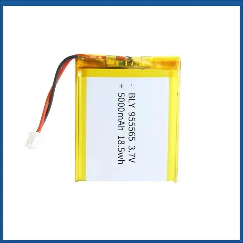 New 3.7V 5000mAh 955565 Polymer Lithium Battery Lithium Ion Battery for Power Bank GPS Real Capacity A-grade Battery Cell