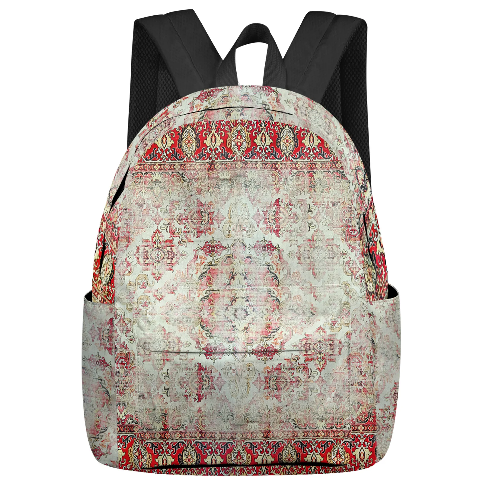 

Vintage Flower Indian Bohemia Women Man Backpacks Waterproof Travel School Backpack For Student Boys Girls Laptop Bags Mochilas