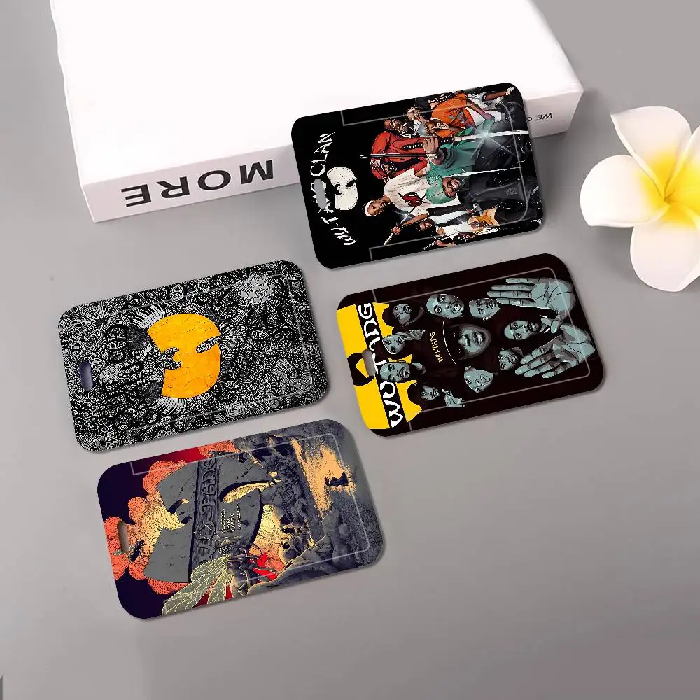 Singer WU-T--TANG Cool CLAN 1 Pcs Sliding ID Badge Holder With Clear Window ID Card Protector For Office School Staff Student