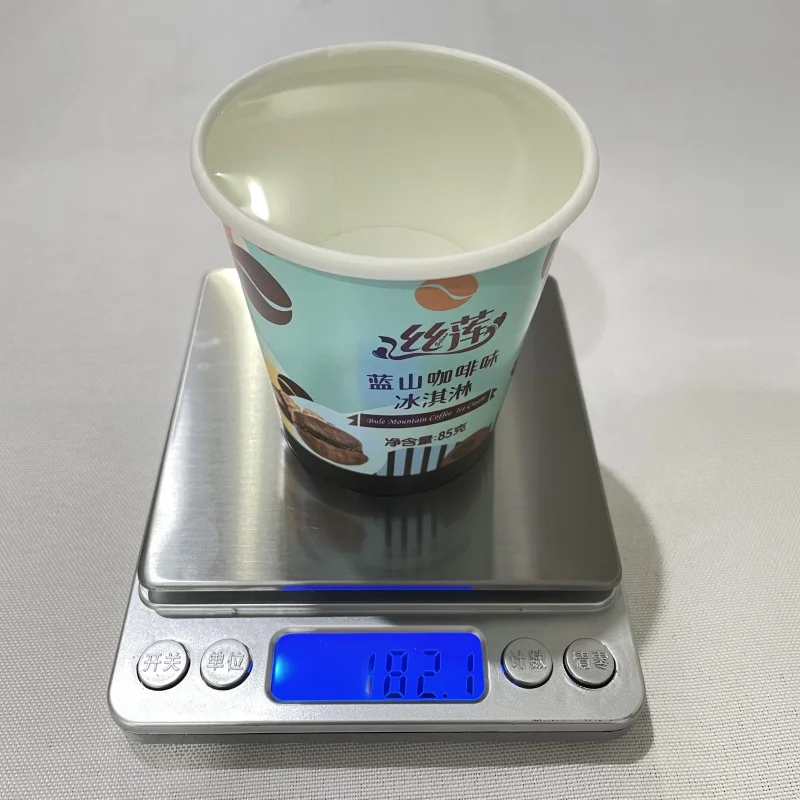 アイスペーパーgelatoとスープボウルのコーンカップ、使い捨てのカスタムロゴ、カスタマイズされた製品、6オンス、180ml