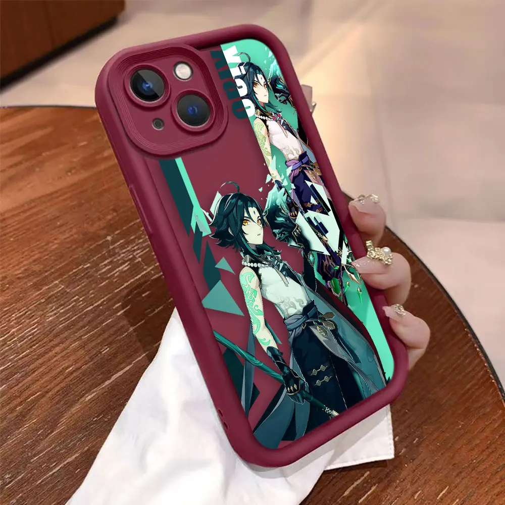 

Genshin Impact Miko Xiao Phone Case For OPPO A3X Z5X A5 A54 A55 A57 A58 A72 A53 A73 A74 A76 A92 A93 A94 FIND X3 X5 X8 F29 Case