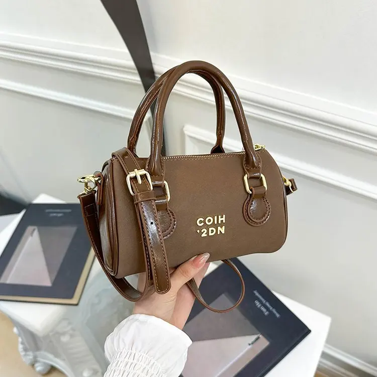 

Luxury Leather Ladies Messenger Bag High End Elegant Classic Paris Designer Trendy Design Vintage Casual Simple Bag