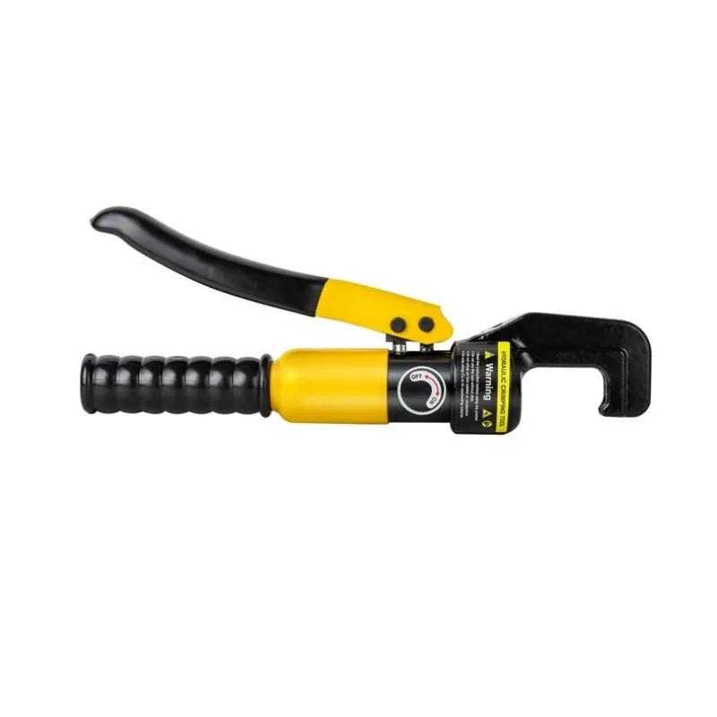 

Hydraulic Crimping Tool with Cable Cutter, Crimper for 12-2/0 AWG Electrical Wire Battery Cable Lug Terminals