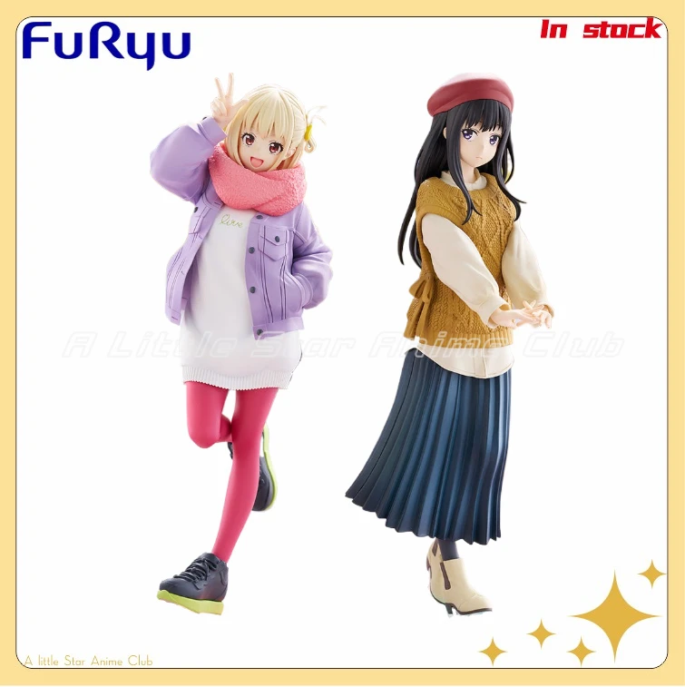 

In Stock Original TENITOL Lycoris Recoil Inoue Takina/ Nishikigi Chisato Anime Figure Model Collection Gift Toys