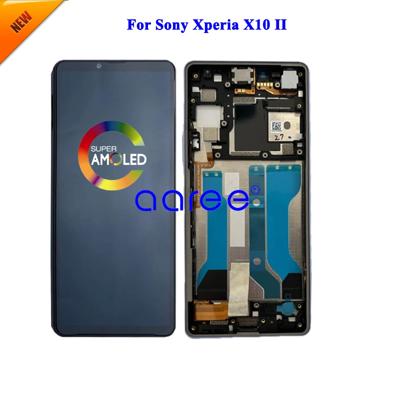 AMOLED  LCD For Sony Xperia 10 II LCD Display For Sony Xperia 10 II XQ-AU51 Screen Touch Digitizer Assembly