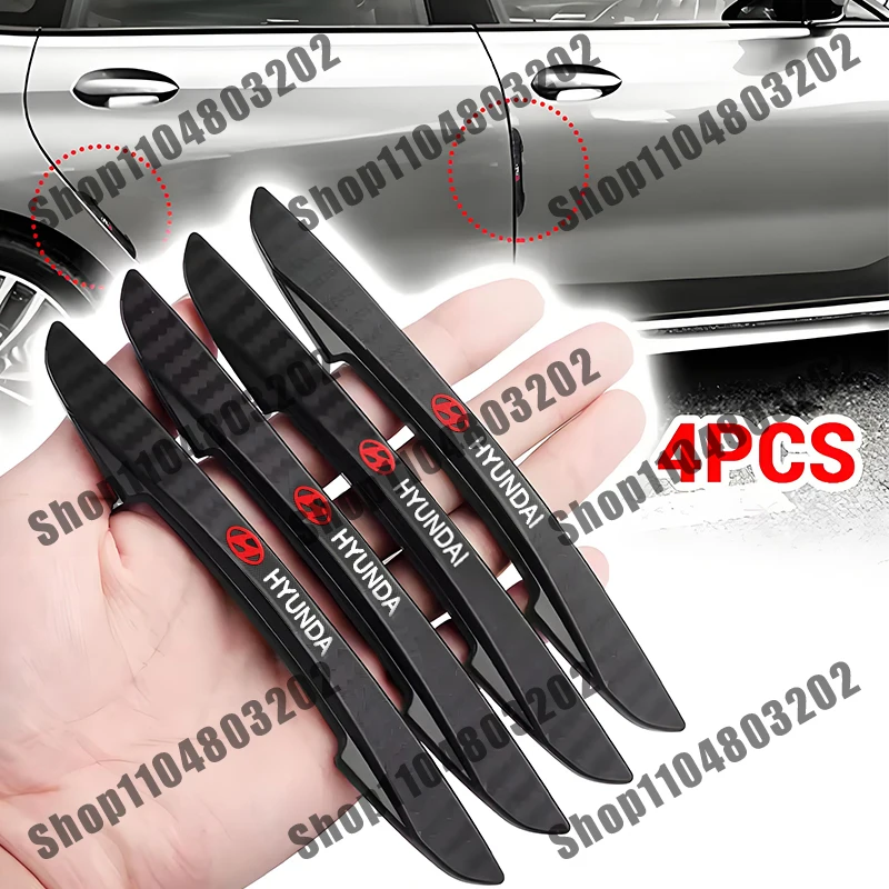 

4Pc Car Rubber Anti-collision Strip Rubber Door Bumper Protection Stickers For Hyundai I30 IX20 IX35 Tucson Solaris Accent Azera